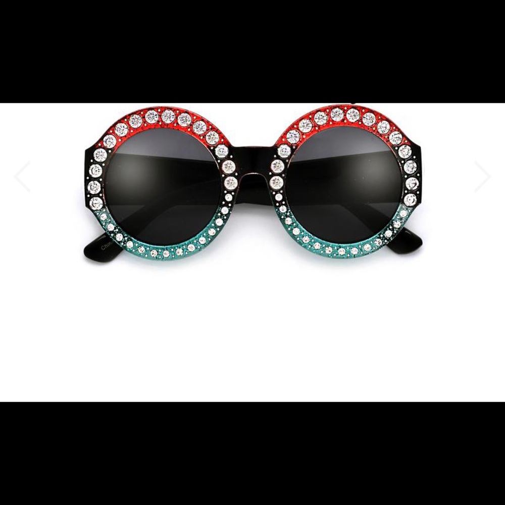 Bling oversized sunglasses